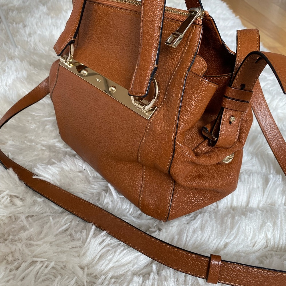 Chloé Bridget Shoulder Bag Brown Leather Small
